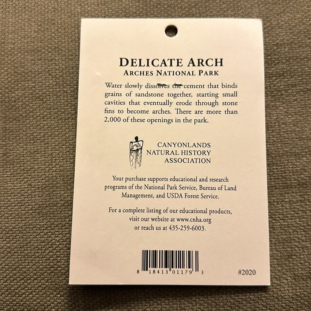 New Arches National Park Delicate Arch iconic nature pop art embroidered patch - Picture 2 of 2